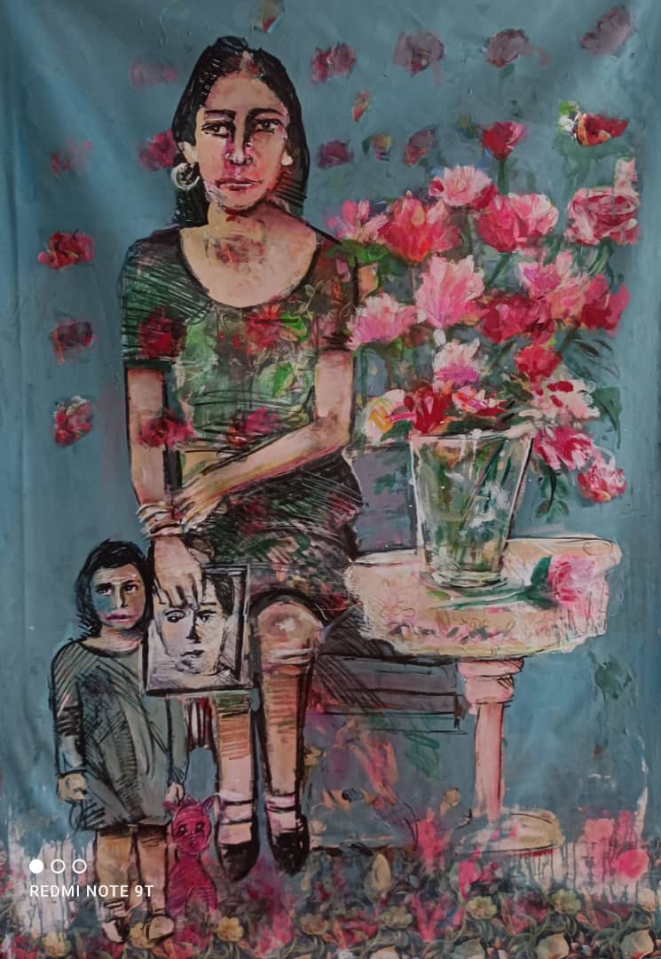 OTURAN KADIN by Shahram Karimi